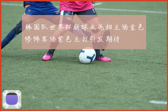 韩国队世界杯新球衣亮相主场金色修饰客场紫色主打引发期待